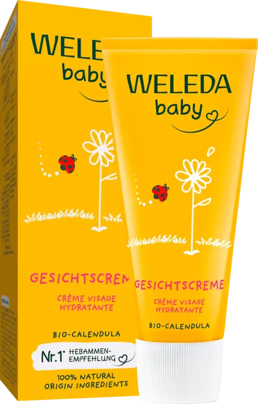 WELEDA baby Baby Gesichtspflege Creme Calendula