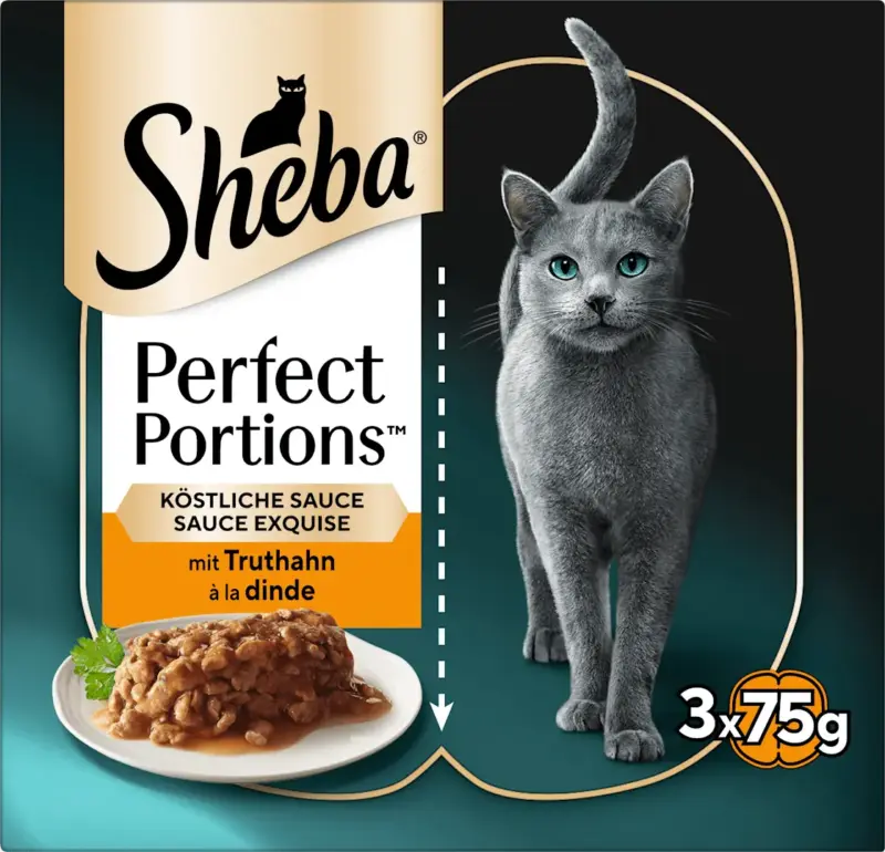Sheba Nassfutter Katze Perfect Portions K&ouml;stliche So&szlig;e