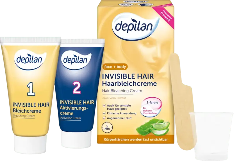 depilan Haarentf&auml;rbungscreme K&ouml;rper und Gesicht