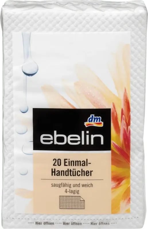 ebelin Einmalhandt&uuml;cher 4-lagig