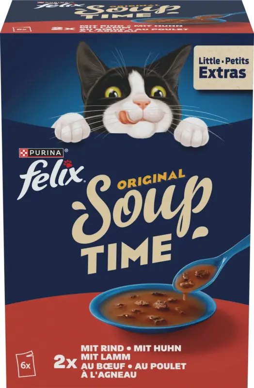 Felix Katzensnack Soup Geschmacksvielfalt vom Land