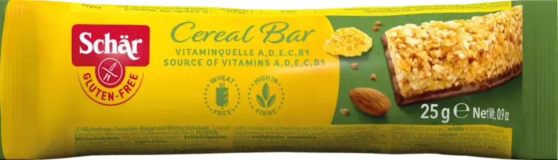 Sch&auml;r M&uuml;sliriegel glutenfrei