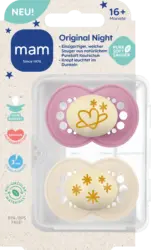 mam Schnuller Original Night lila 16+ Monate