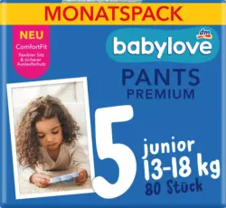 babylove Baby Pants Premium Gr. 5 Junior (13-20 kg) Monatspack