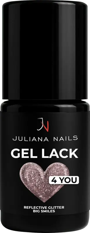 JULIANA NAILS UV Nagellack Gel 4 You Reflective Glitter Big Smiles