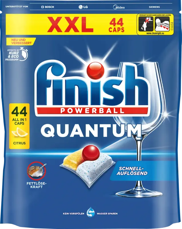 Finish Geschirrsp&uuml;l-Tabs Quantum Citrus XXL