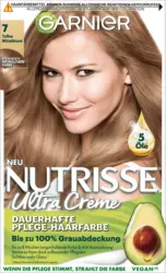 GARNIER NUTRISSE Nutrisse Creme dauerhafte Pflege-Haarfarbe - Nr. 70 Toffee Mittelblond
