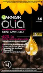 GARNIER olia dauerhafte Haarfarbe - Nr. 5.0 Samtbraun