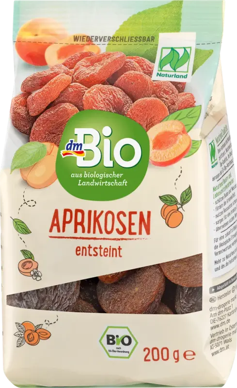 dmBio Trockenfr&uuml;chte Aprikosen entsteint