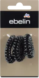 ebelin Spiral-Haargummis klein schwarz