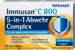 tetesept Immusan C 800 5-in-1 Abwehr Complex Tabletten