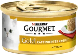 Purina Gourmet Nassfutter Katze Gold Raffiniertes Ragout mit Huhn