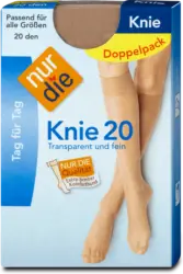 nur die Tag f&uuml;r Tag Kniestr&uuml;mpfe mandel 20 DEN (1 Paar)