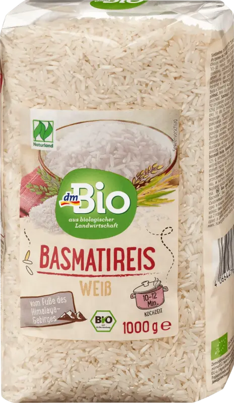 dmBio Basmatireis wei&szlig;