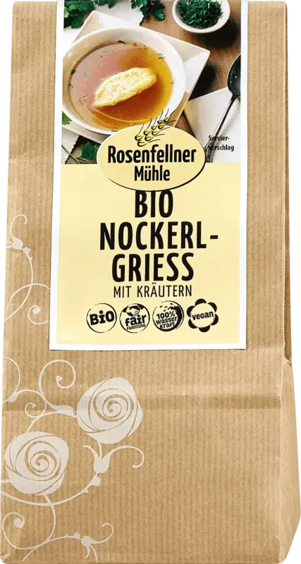 Rosenfellner M&uuml;hle Grie&szlig; f&uuml;r Bio-Nockerl