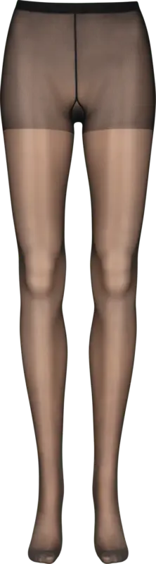 nur die Seidenfein Strumpfhose schwarz 15 DEN, Gr. 44/48