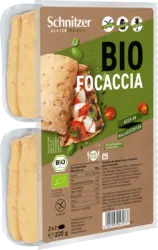 Schnitzer Br&ouml;tchen Bio Focaccia glutenfrei (2x2 St&uuml;ck)