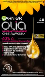 GARNIER olia dauerhafte Haarfarbe - Nr. 4.0 Mittelbraun