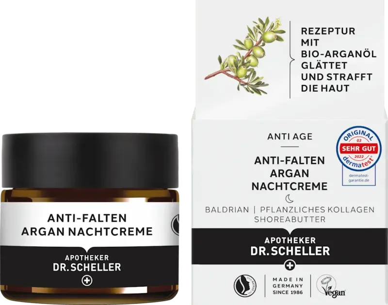 Dr. Scheller Anti Falten Nachtcreme mit Argan&ouml;l