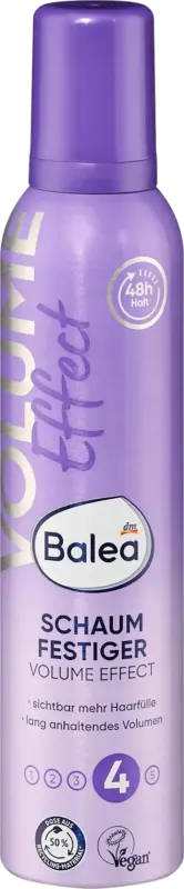 Balea Schaumfestiger Volumen Effekt