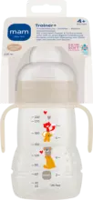 dm drogerie markt mam Trinklernflasche Trainer+ creme 4+ Monate 220 ml
