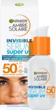 dm drogerie markt Garnier Ambre Solaire Sonnenfluid Gesicht super UV invisible Serum LSF 50+