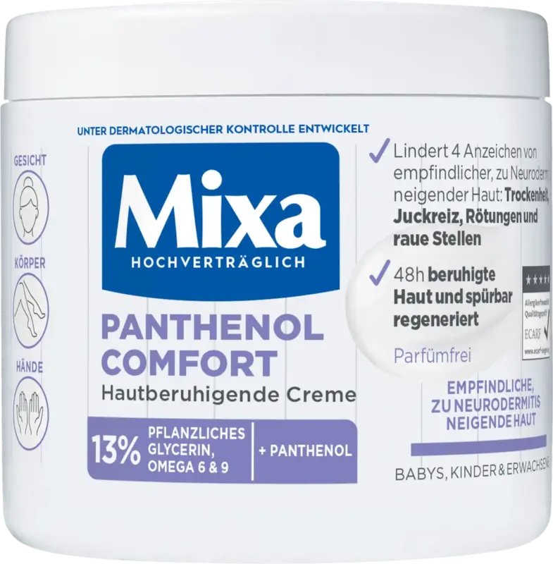 Mixa Panthenol Comfort Hautberuhigende Creme