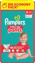 dm drogerie markt Pampers Baby Pants Baby Dry Gr. 4 (9-15 kg) Big Pack