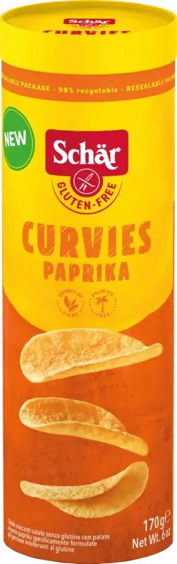 Sch&auml;r Cracker Curvies Paprika mit Meersalz