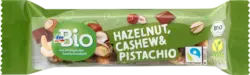 dmBio Nussriegel Hazelnut, Cashew & Pistachio