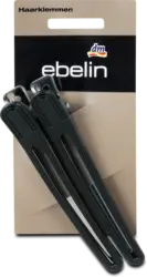 ebelin Fris&ouml;rhaarklemmen Schwarz