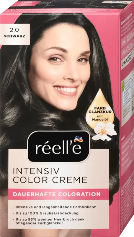 r&eacute;ell&lsquo;e Haarfarbe Intensiv Color Creme 2.0 Schwarz