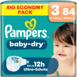 Pampers Windeln Baby-Dry Gr. 3 (6-10 kg) Big Pack