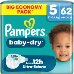 Pampers Windeln Baby-Dry Gr. 5 (11-16 kg) Big Pack