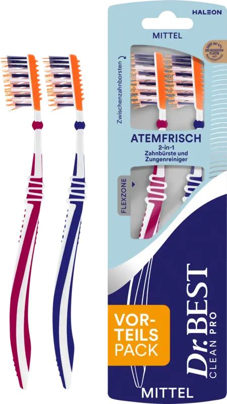 Dr. BEST Zahnb&uuml;rste Atemfrisch mittel sortiert