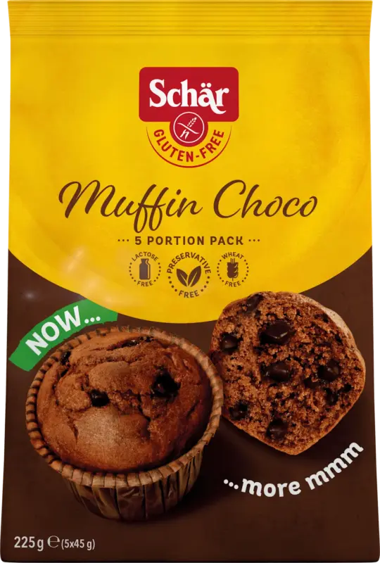Sch&auml;r Schokolade Muffin Choco glutenfrei (5 St&uuml;ck)