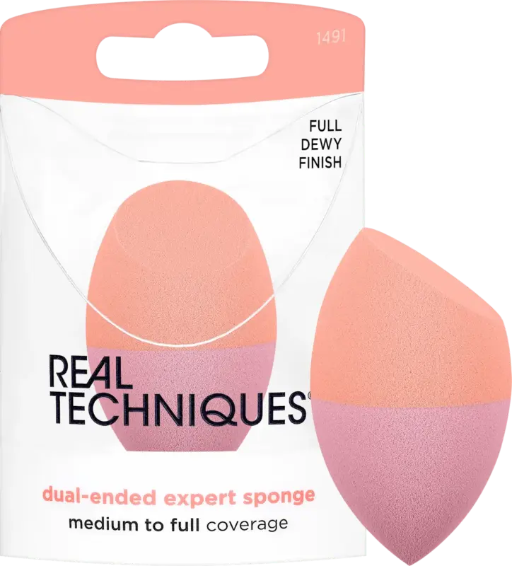 REAL TECHNIQUES Make-up Schwamm Dual-Ended Expert