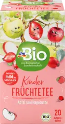 dmBio Kindertee Fr&uuml;chte mit Apfel & Hagebutte (20 Beutel)