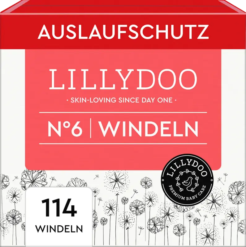 LILLYDOO Windeln Gr. 6 (13+ kg) Monatsbox