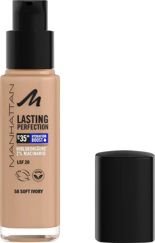 MANHATTAN Cosmetics Foundation Lasting Perfection 58 Soft Ivory