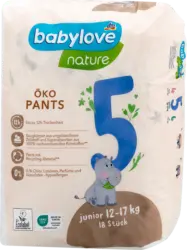babylove nature Baby Pants &Ouml;ko Gr. 5 Junior (12-17 kg)