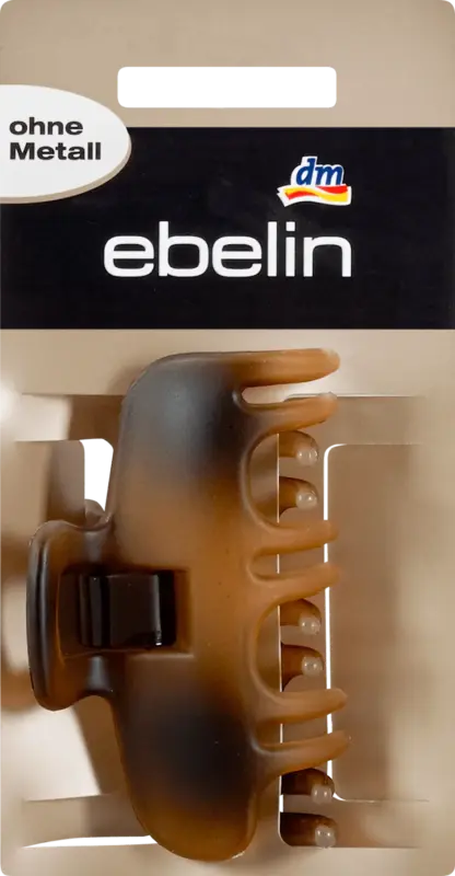 ebelin Haarspange braun 6 cm