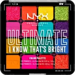 NYX PROFESSIONAL MAKEUP Lidschattenpalette Ultimate 04 I Know That&rsquo;s Bright