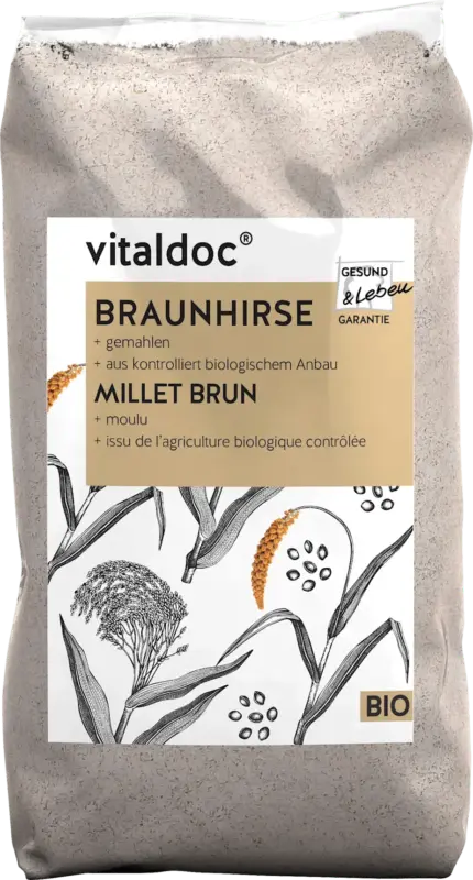 VITALDOC Getreide Bio Braunhirse gemahlen
