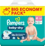 dm drogerie markt Pampers Windeln Baby-Dry Gr. 4 (9-14 kg) Big Pack