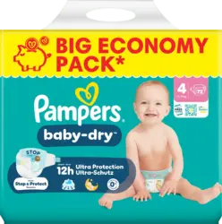 Pampers Windeln Baby-Dry Gr. 4 (9-14 kg) Big Pack