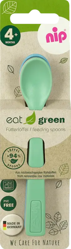 Nip Babyl&ouml;ffel eat green