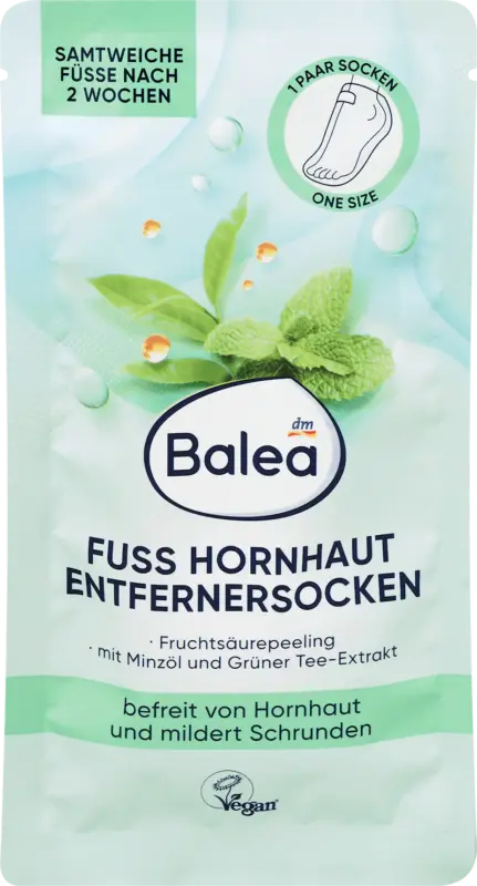 Balea Fu&szlig; Hornhaut Entferner Socken (1 Paar)
