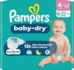 dm drogerie markt Pampers Windeln Baby-Dry Gr. 4 (9-14 kg)