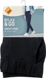 nur die Sweathose Relax & Go schwarz, Gr. 48/50